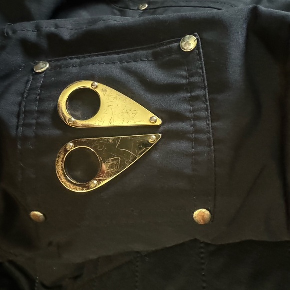 Moose knuckle gold hardware. Size large - kids / or women’s -small. No hood - Picture 2 of 6